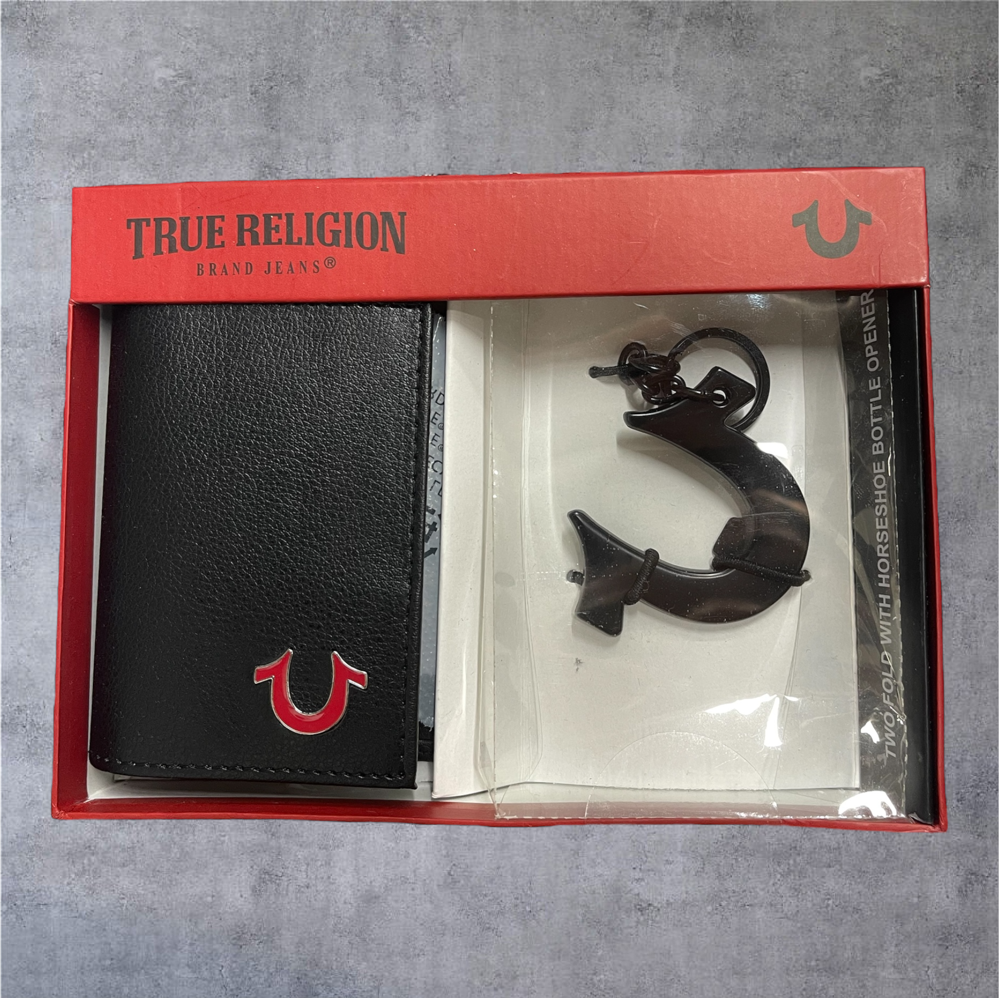 Billetera + Llavero True Religion