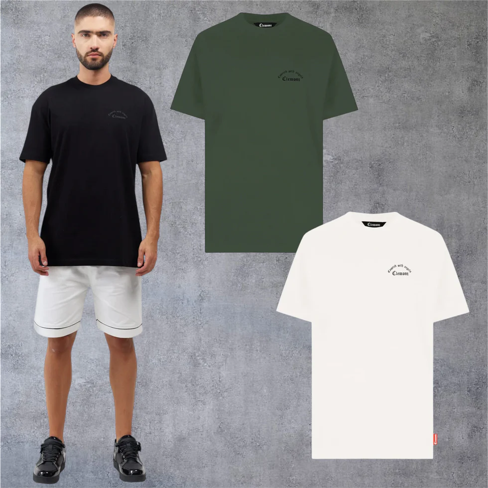 Camisetas 3-Pack Clemont Cilindro