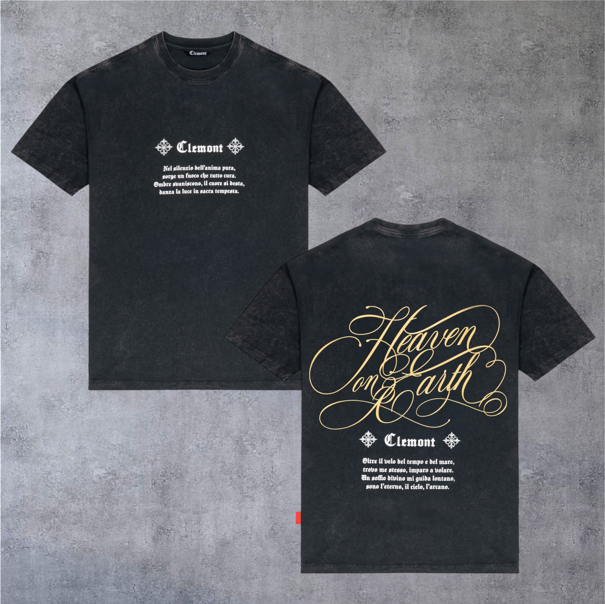 Camiseta Clemont Inquietante Negro