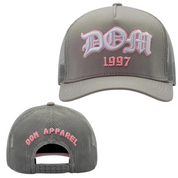 Gorra Dom Apparel Gray Pink