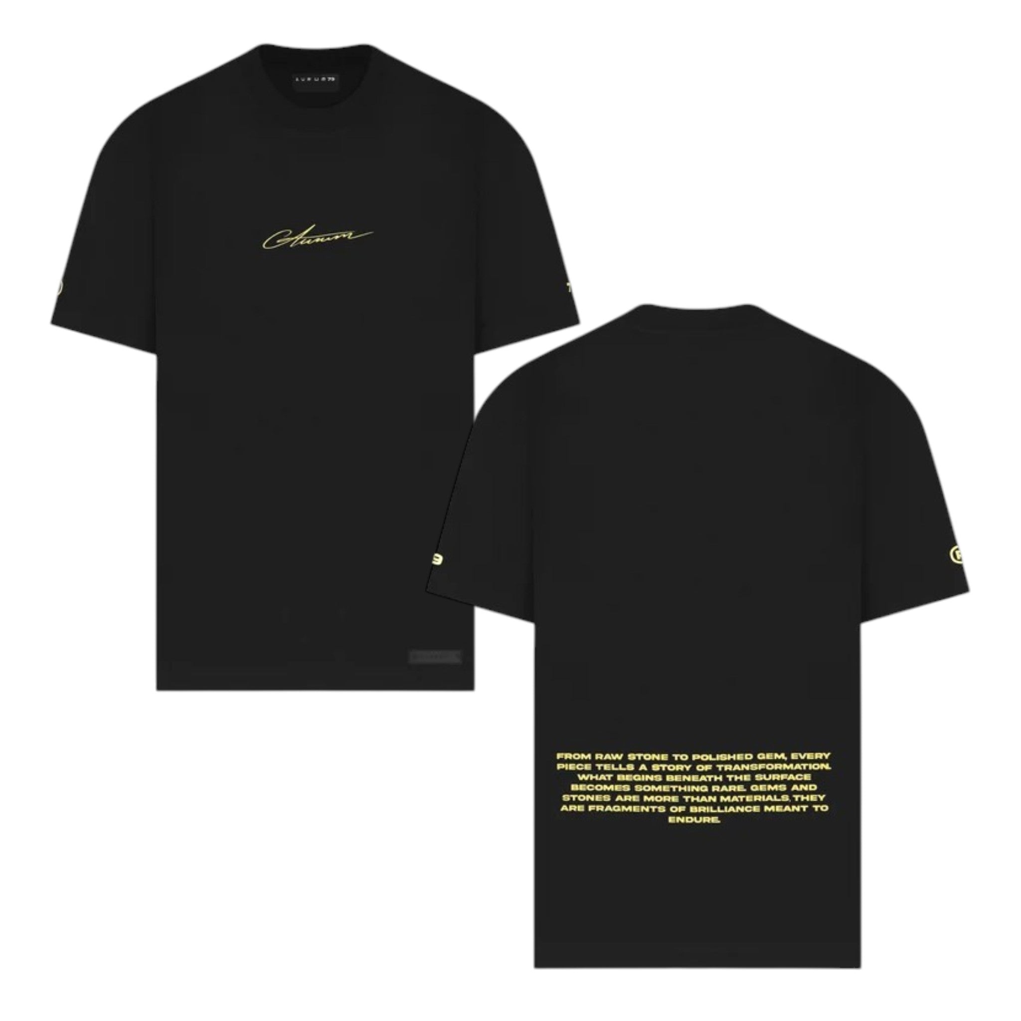Camiseta Aurum B & Y SIGNATURE OVERSIZED