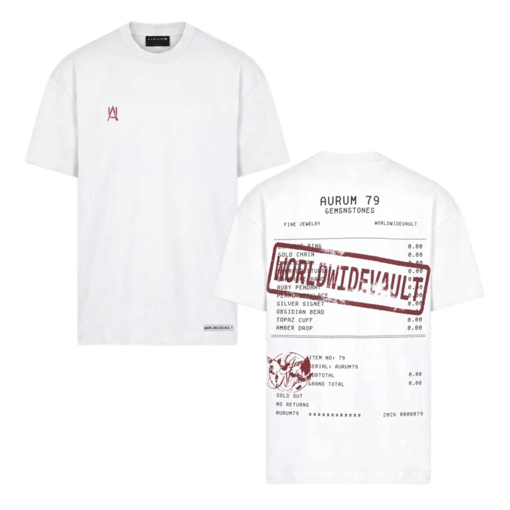 Camiseta Aurum WORLDWIDE VAULT OVERSIZED