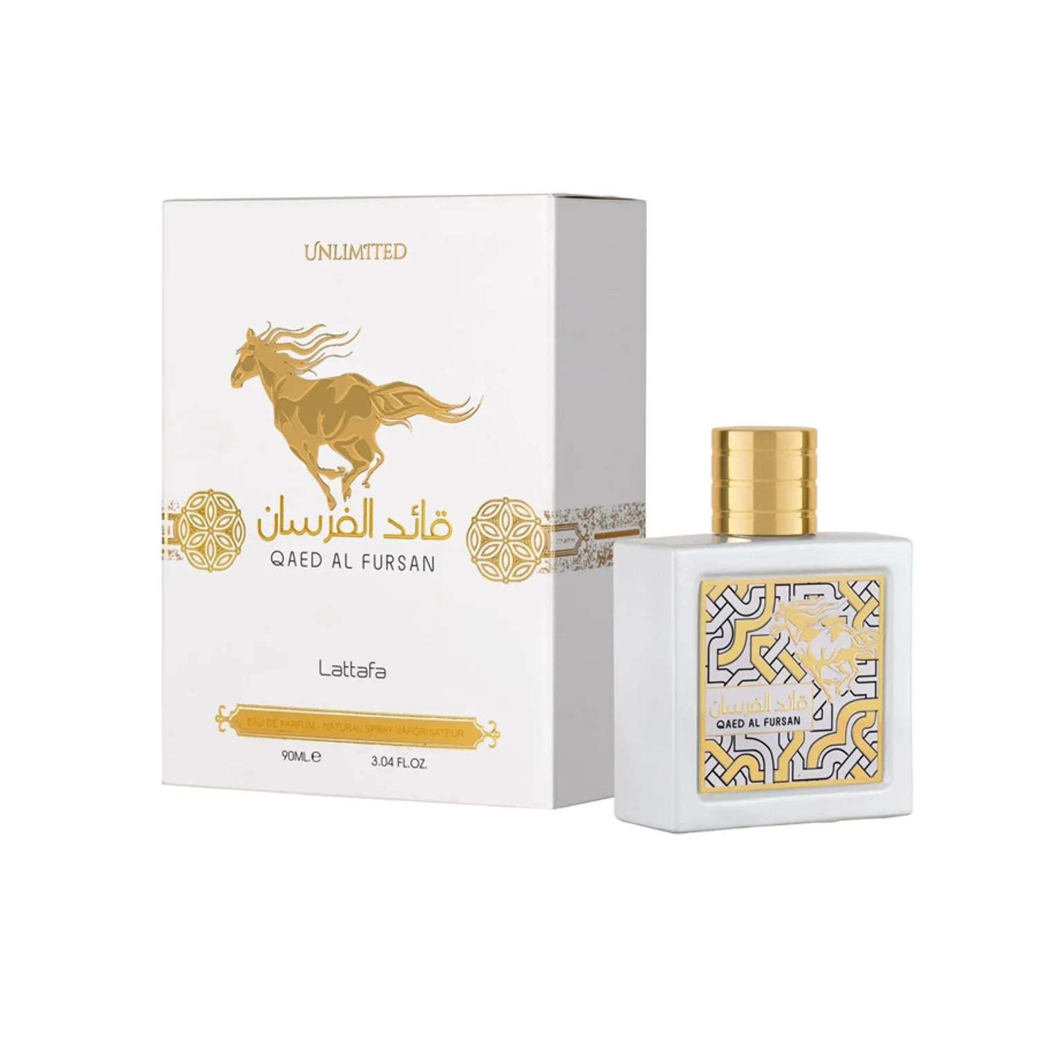Lattafa Qaed Al Fursan white
