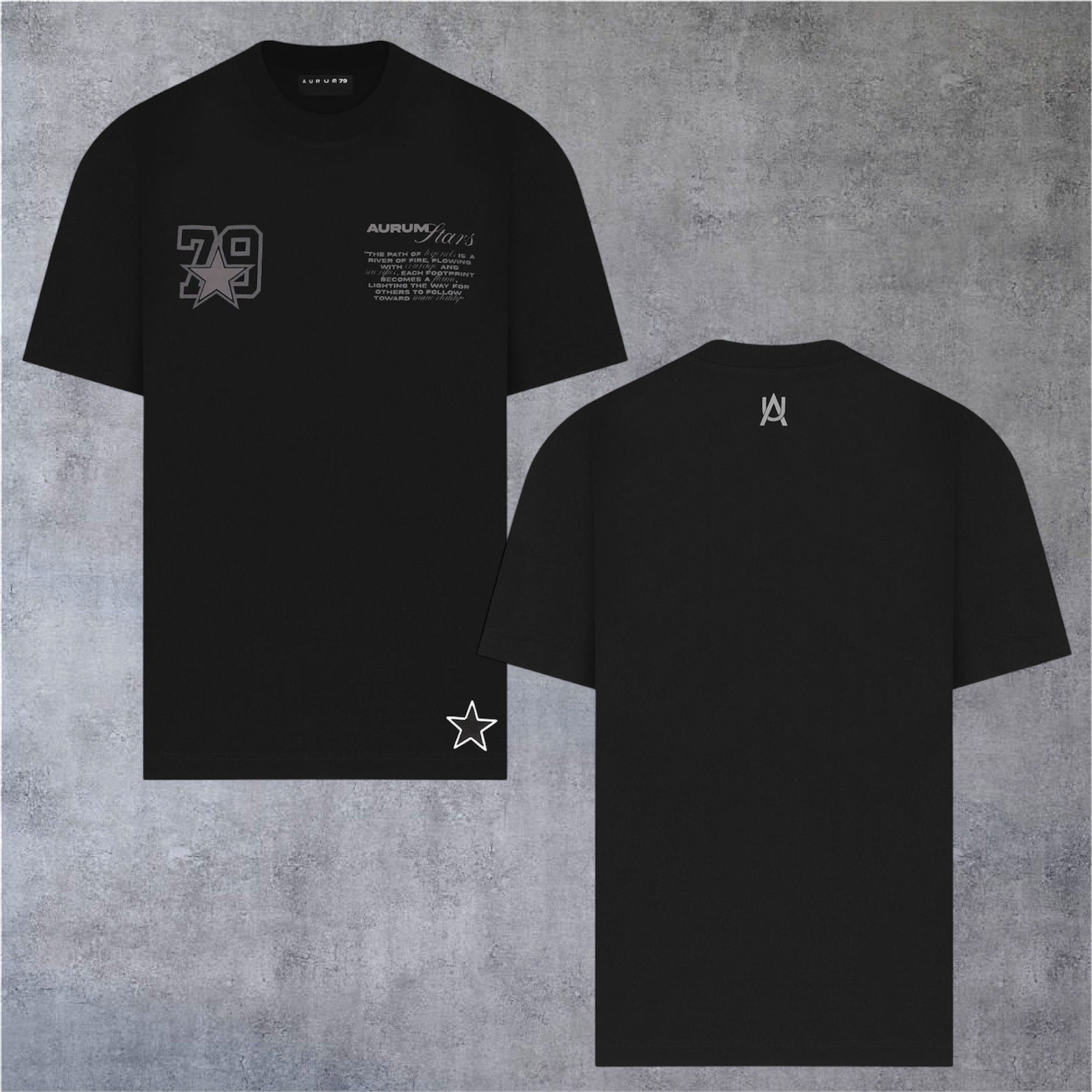 Camiseta Aurum 79 Black Aura