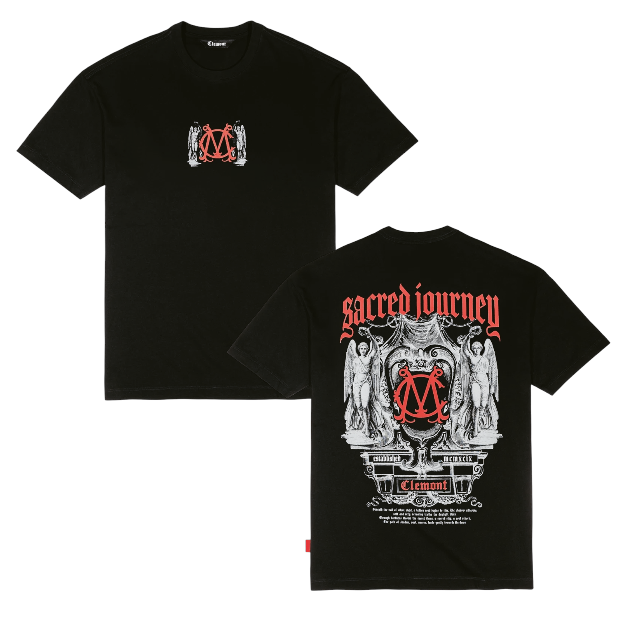 Camiseta Clemont INCRESPATURA NEGRA