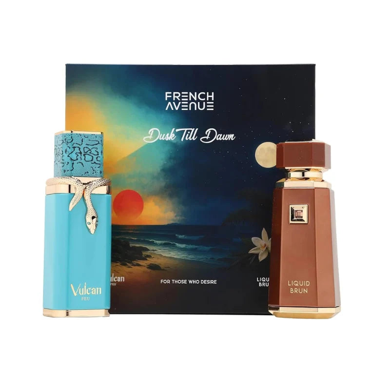 Set de Regalo French Avenue Dusk Till Dawn ( Liquid Brun & Vulcan Feu )