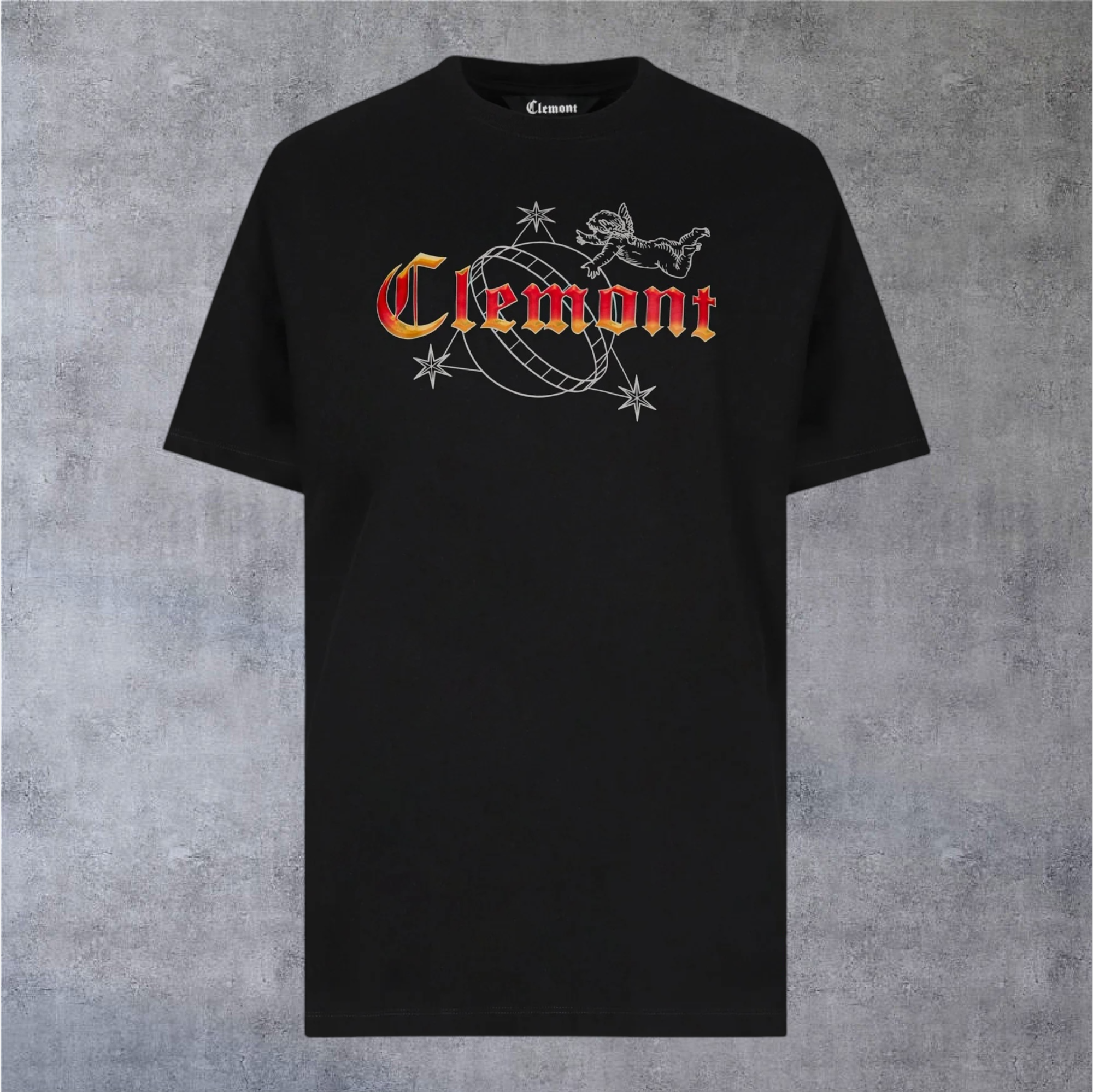 Camiseta Clemont Ovale Negra