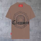 Camiseta Clemont Vórtice Oversized Taupe