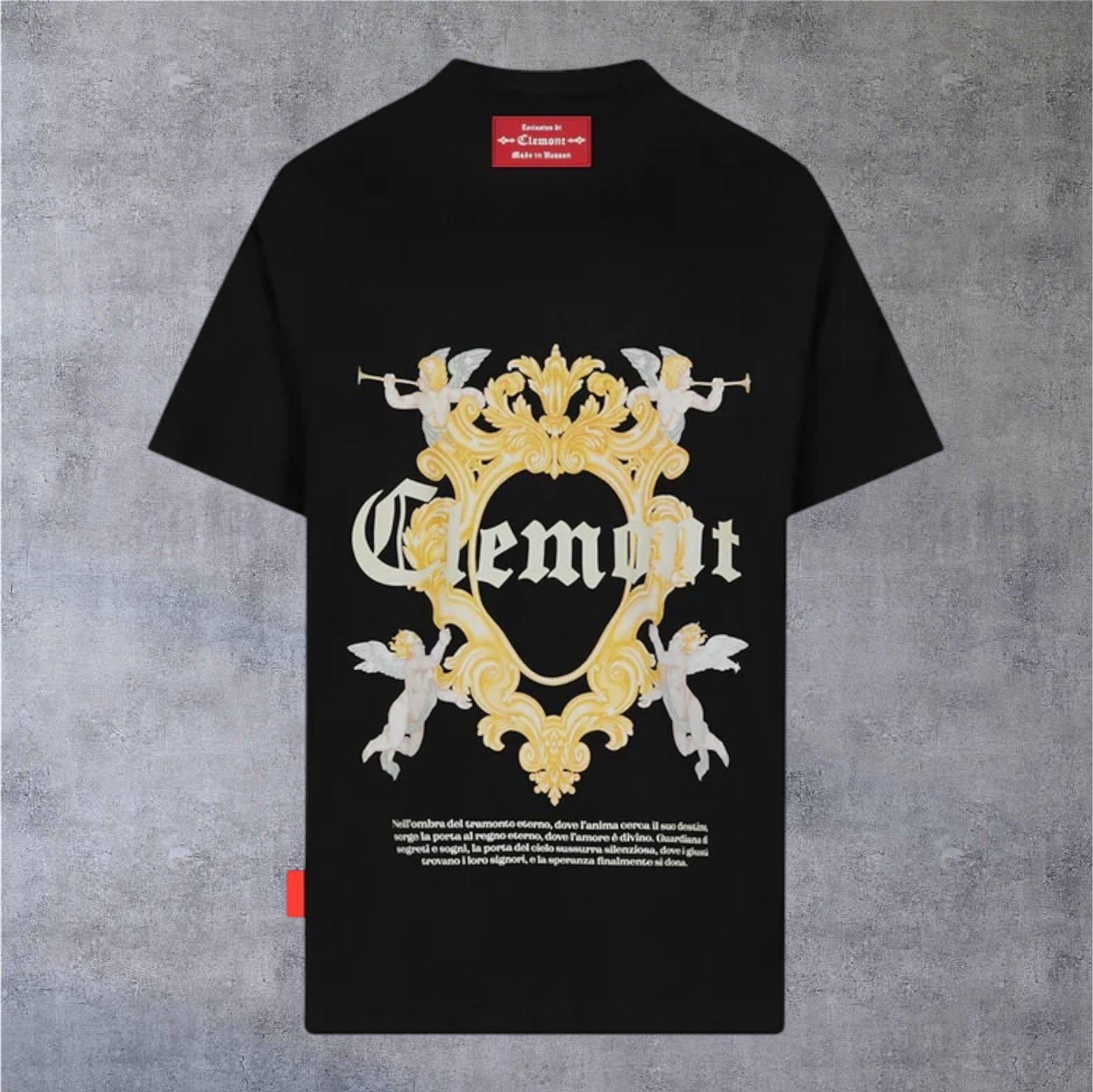 Camiseta Clemont Illuminato Oversized Negro