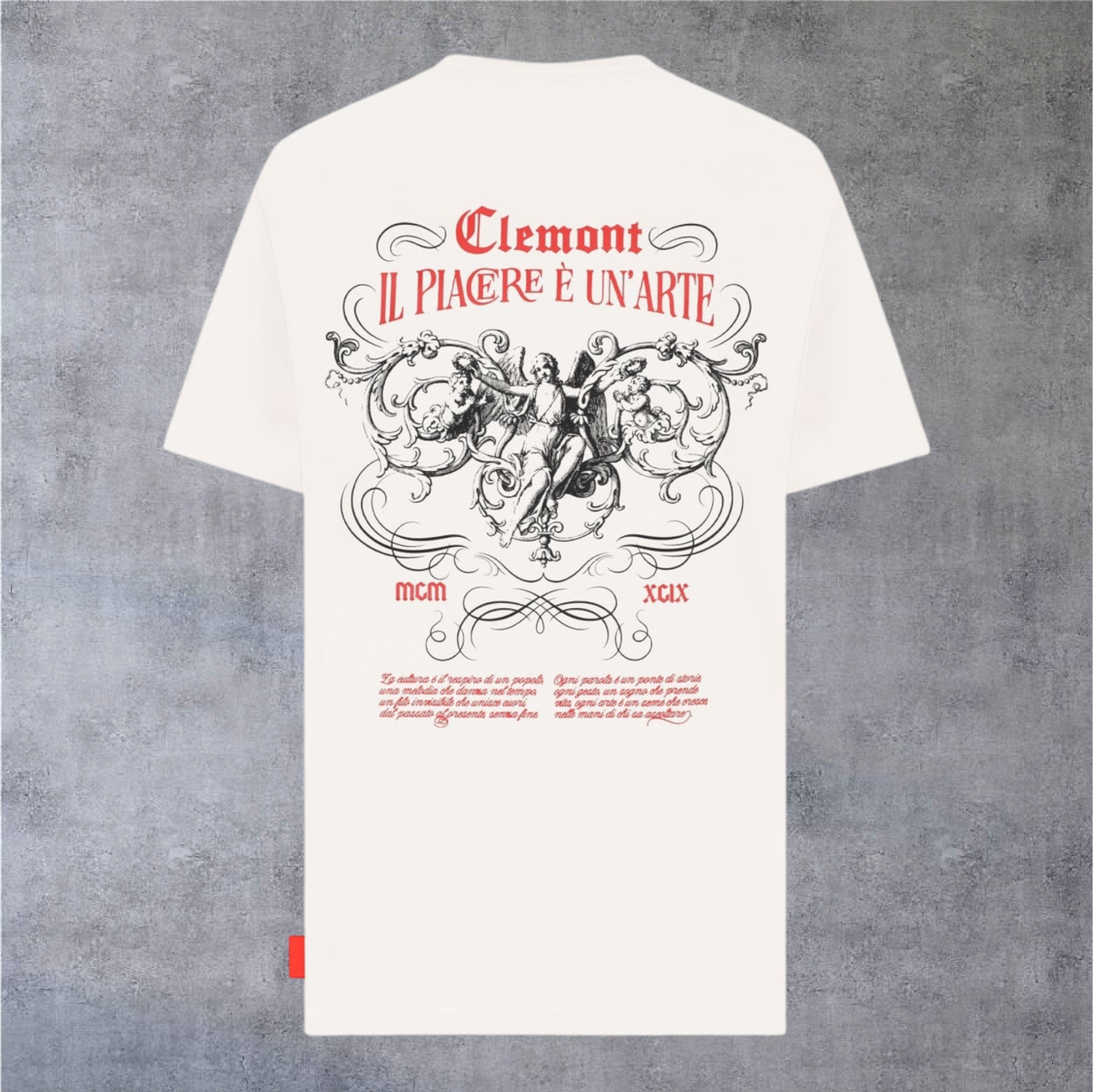 Camiseta Clemont Estilo Cream