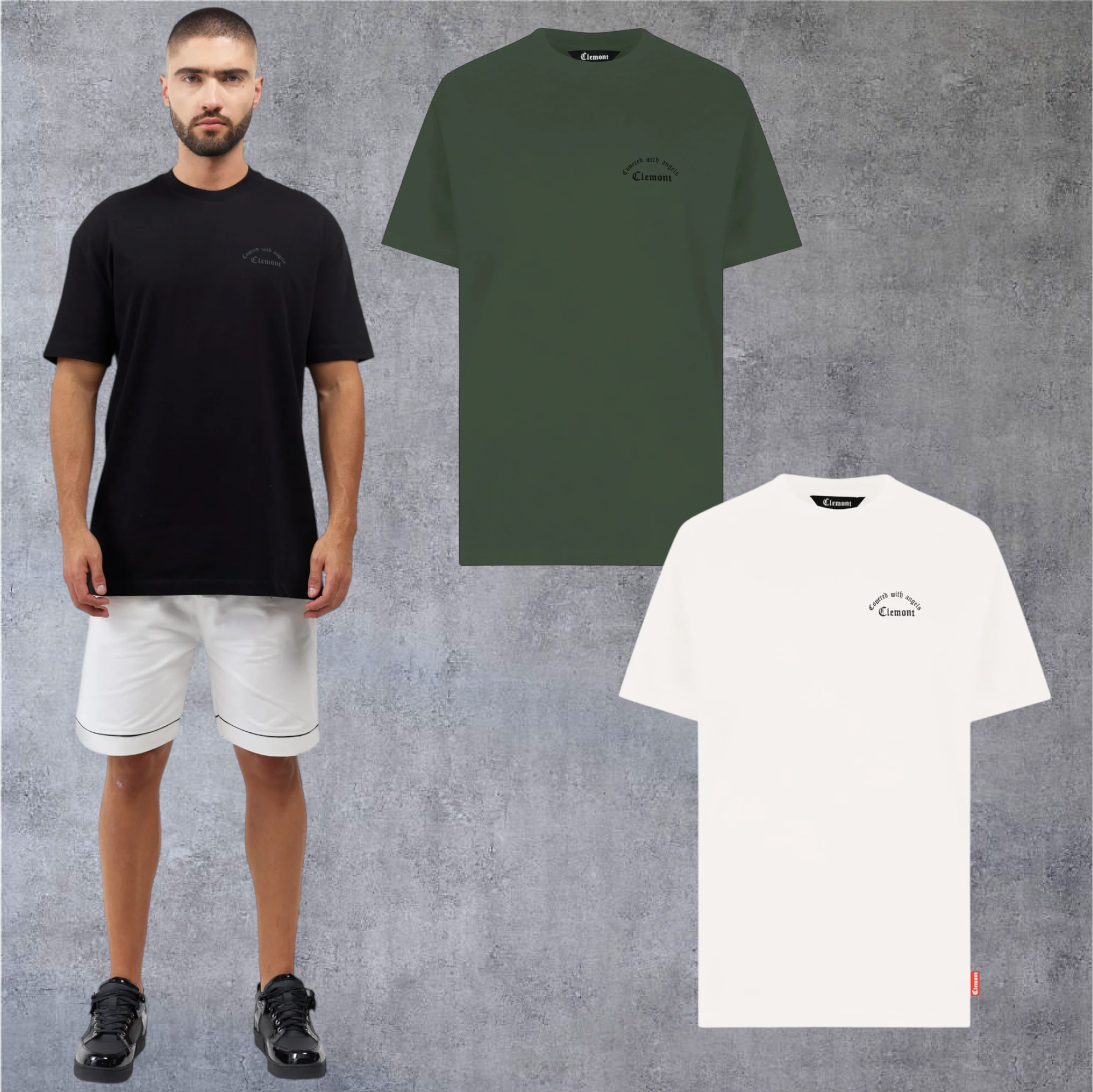 Camisetas 3-Pack Clemont Cilindro