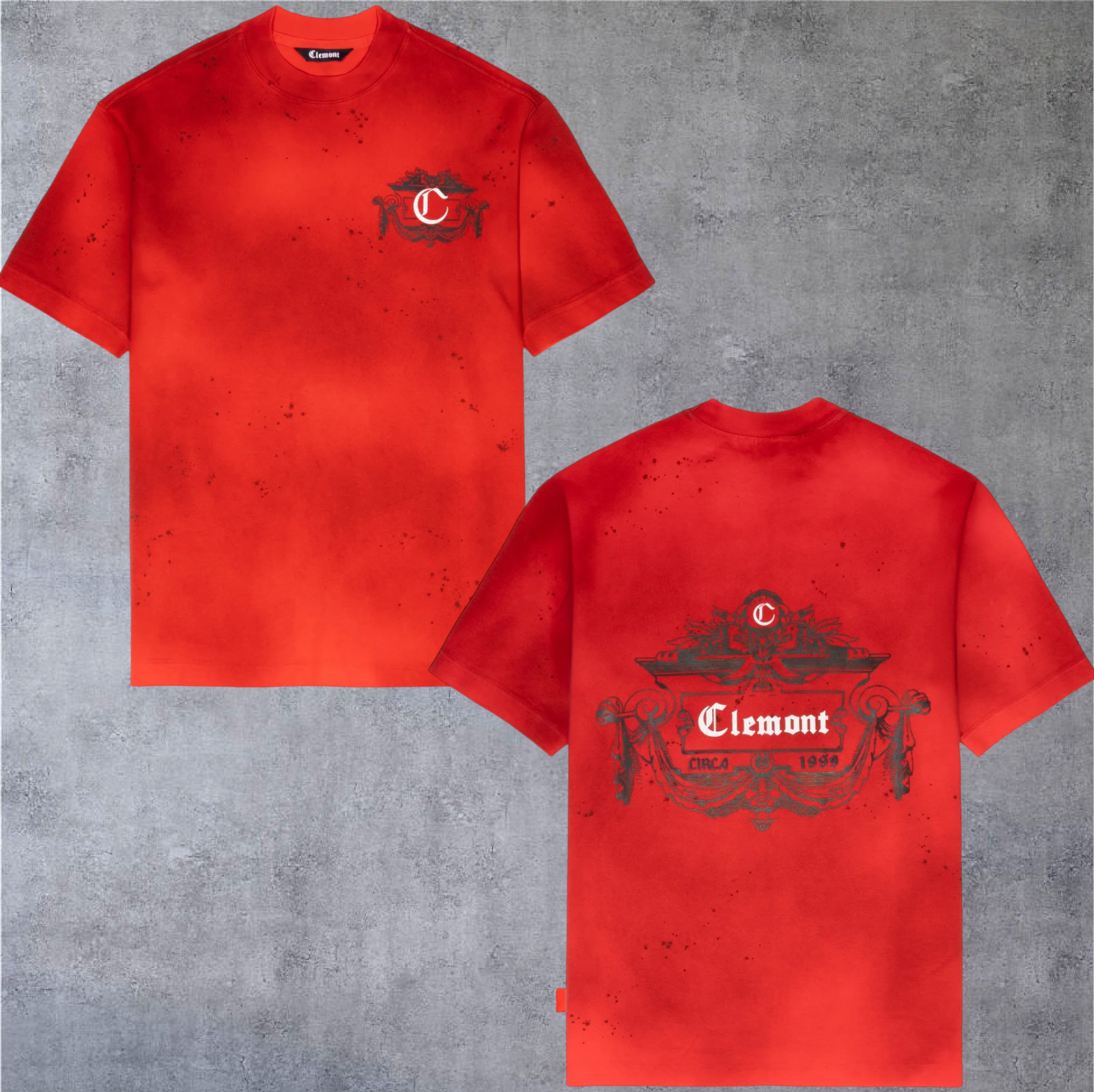 Camiseta Clemont oversized DISORDINE ROJO