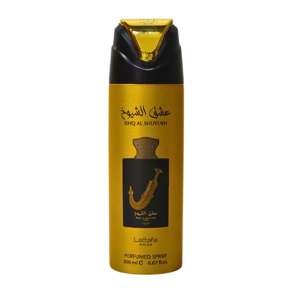 Body Spray Lattafa Ishq Al Shuyukh Gold