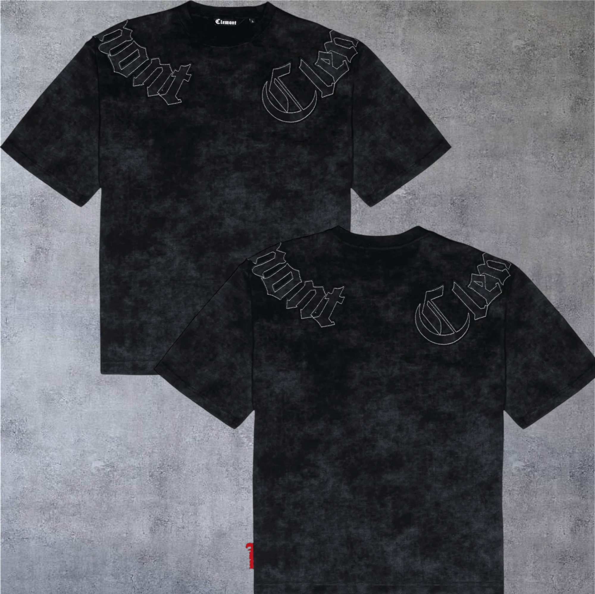 Camiseta Clemont OVERSIZED AFFANNO NEGRA