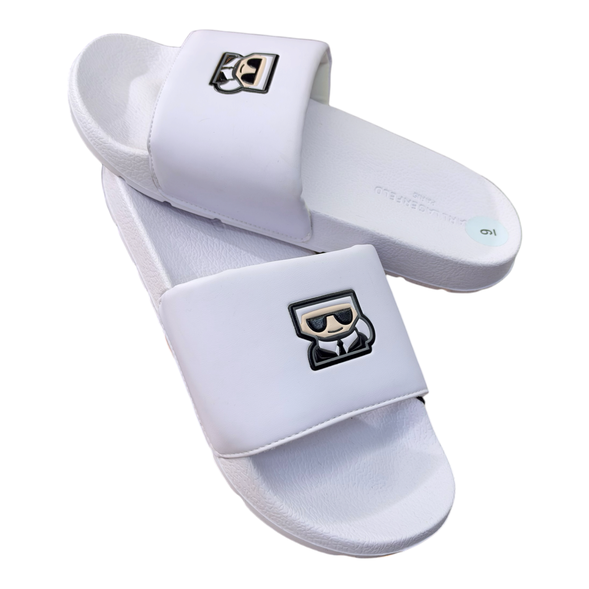Karl Lagerfeld flip-flops